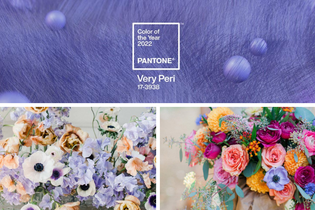 Very Peri (periwinkle) wedding ideas for 2022 Pantone Color of the Year