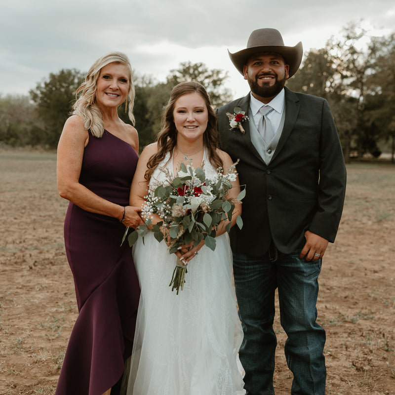Rustic Elegance: Crimson and White Affair