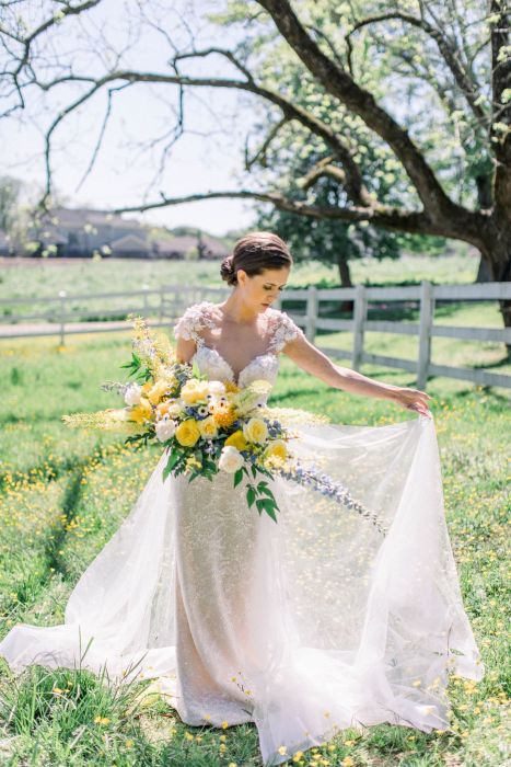 Vintage Pastel Garden Wedding