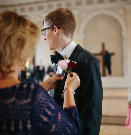 Beautiful Cranberry and Blush Wedding