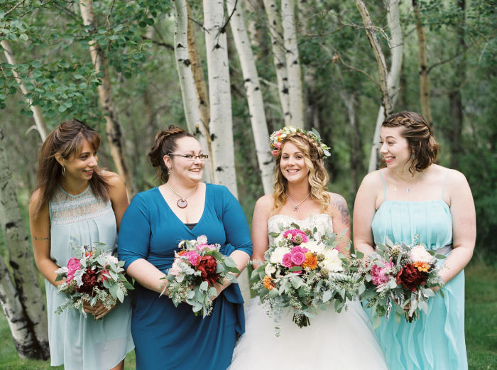 Colorful Boho Montana Wedding