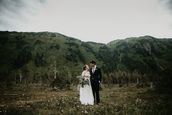 Bohemian Alaskan Wedding in the Mountains