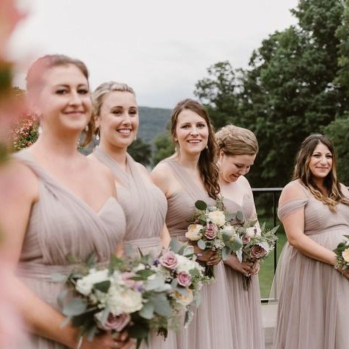 Mauve and Lace Vintage Wedding