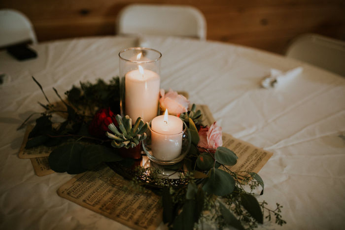 Rustic Blush & Burgundy Wedding