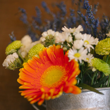 Pop of Color Reception Flowers
