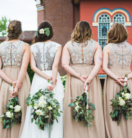 Romantic Ivory and Sage Rustic Wedding