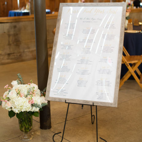 Rustic Chic with a Pop of Burgundy Wedding