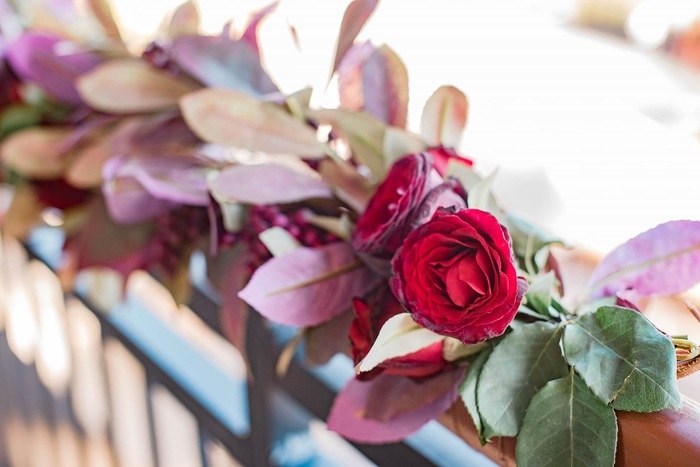 Plum & Rustic Coastal Chic Wedding