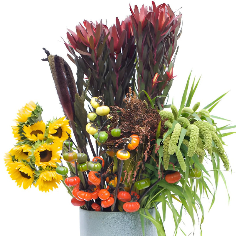 Autumn Sunflower DIY Flower Kit Bunch