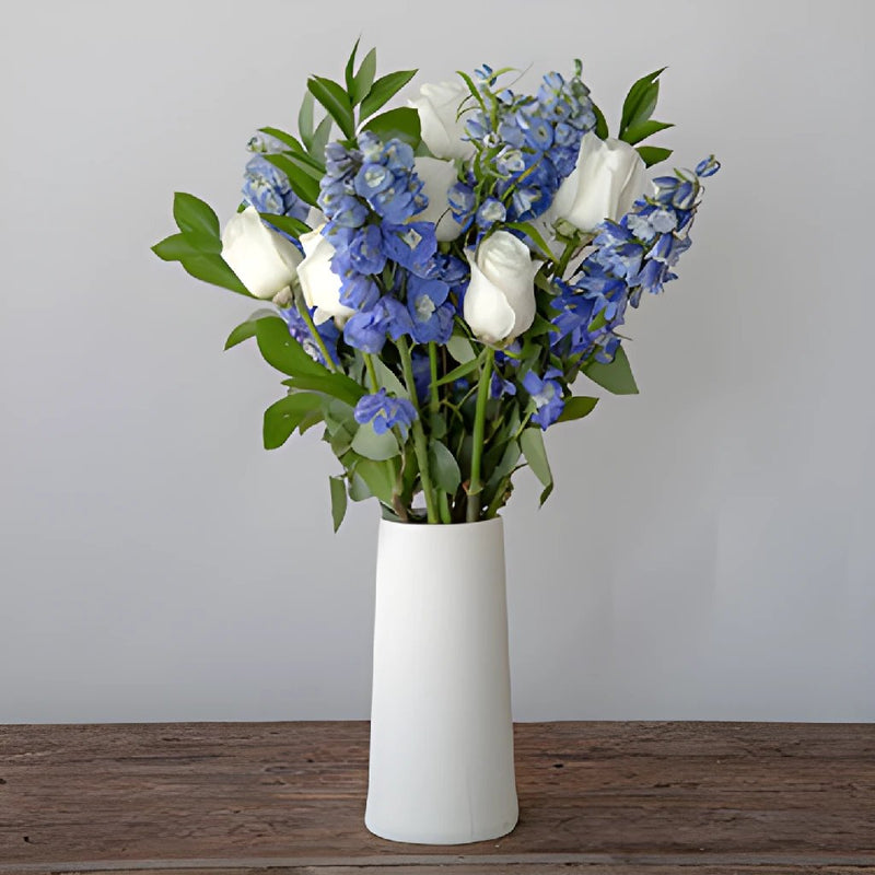 Dozen Cream Rose Table Arrangements