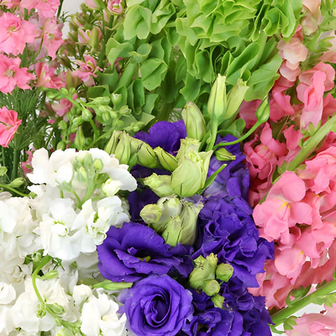 Centerpiece with Height DIY Flower Kit Up Close