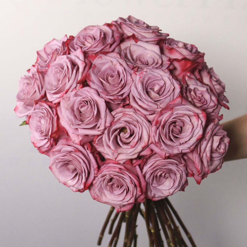 Moody Blues Purple Roses in Hand