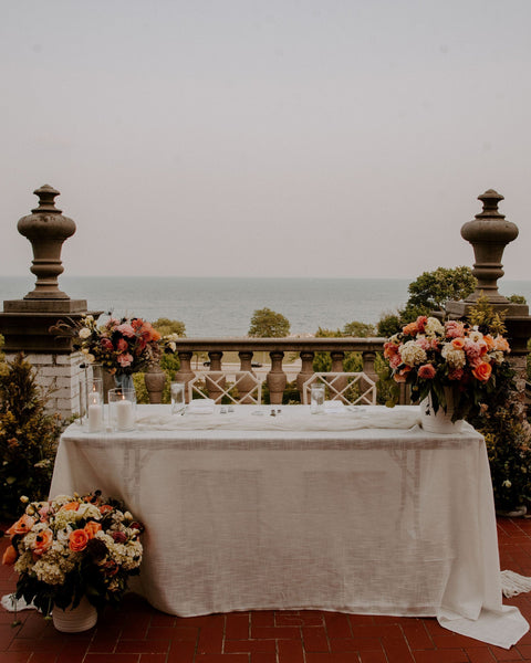 A Romantic Museum Wedding with Bright DIY Flowers