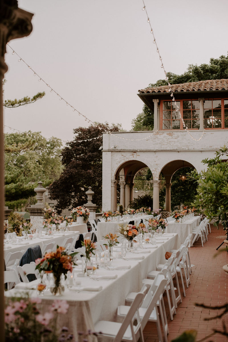 A Romantic Museum Wedding with Bright DIY Flowers