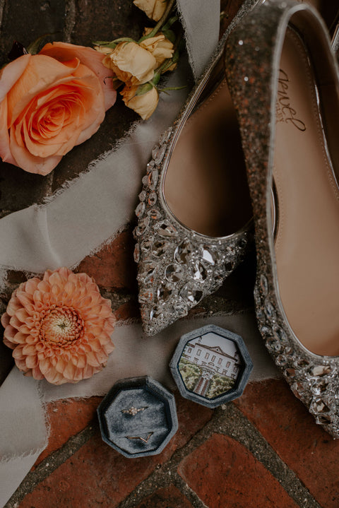 A Romantic Museum Wedding with Bright DIY Flowers