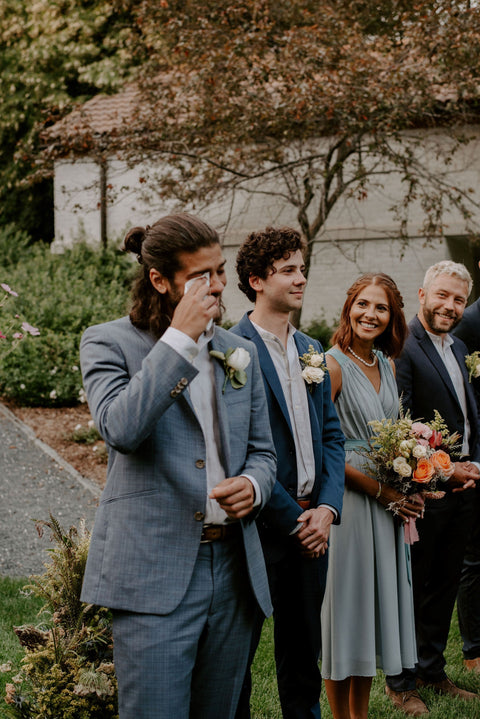 A Romantic Museum Wedding with Bright DIY Flowers