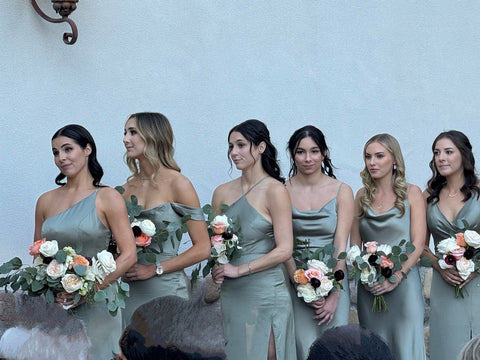 Elegant Ivory and Peach Arizona Wedding
