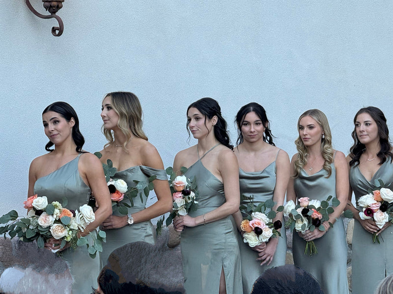 Elegant Ivory and Peach Arizona Wedding