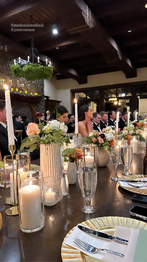 Elegant Ivory and Peach Arizona Wedding