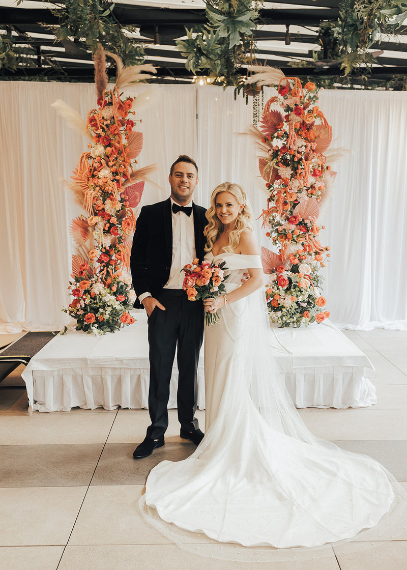 Color and Love Filled Wedding