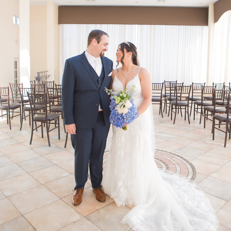 Brilliant Blue Wedding