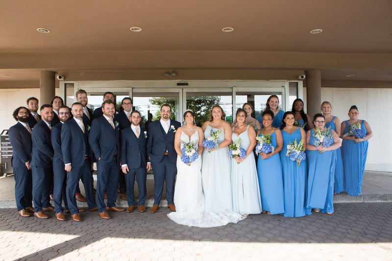 Brilliant Blue Wedding