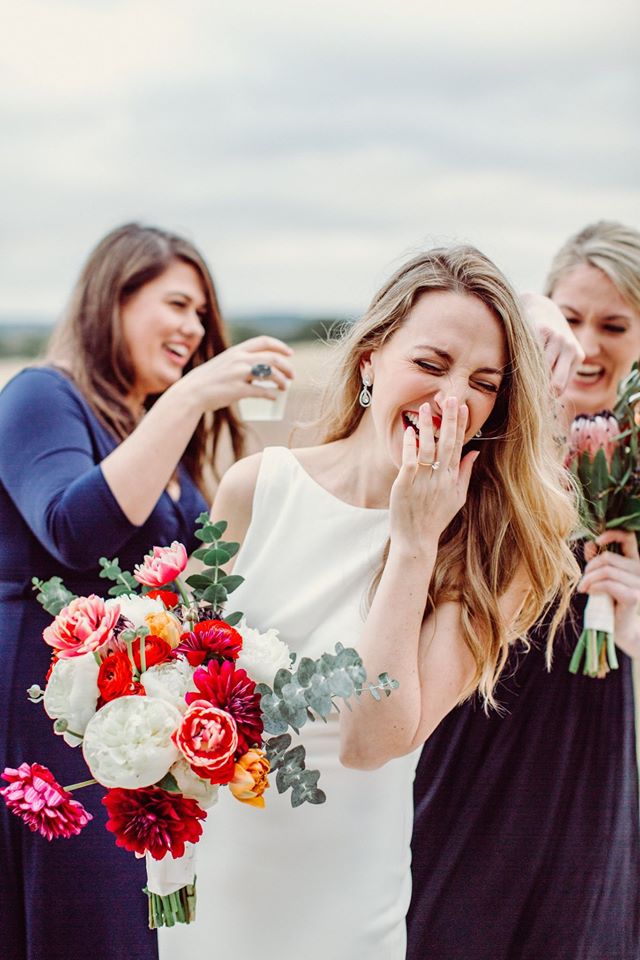 Colorful Winter Wedding