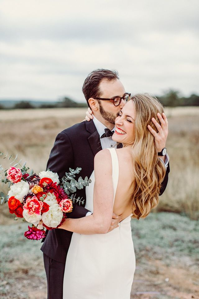 Colorful Winter Wedding