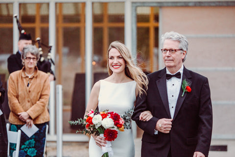 Colorful Winter Wedding