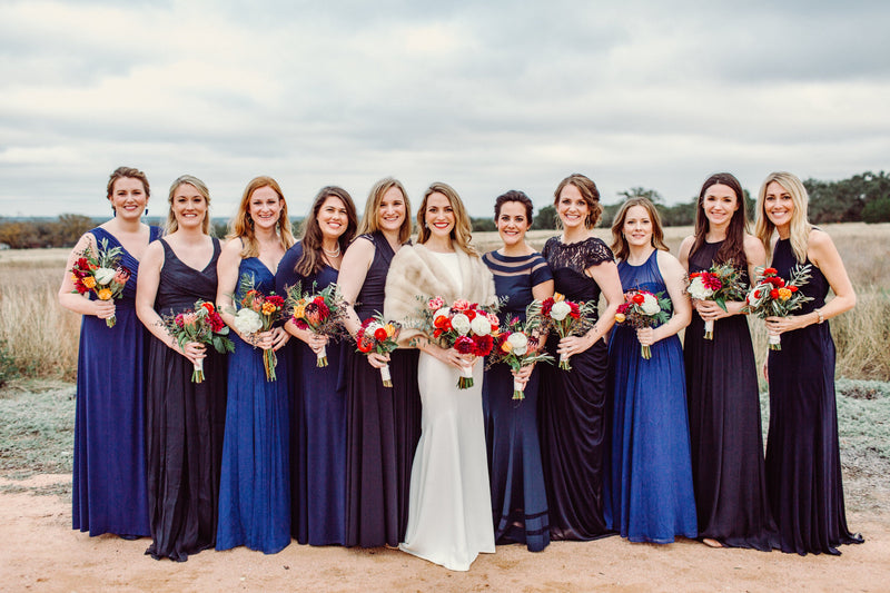 Colorful Winter Wedding