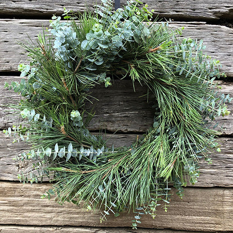 green wreath from monthly subscription 