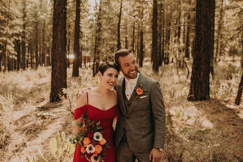 A Woodland Boho Wedding