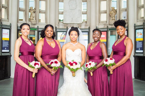 Pretty in Pink Wedding Bouquets