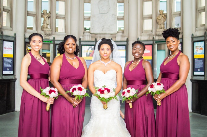 Pretty in Pink Wedding Bouquets
