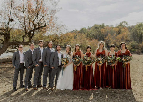 Springy Fall Appalachian Wedding