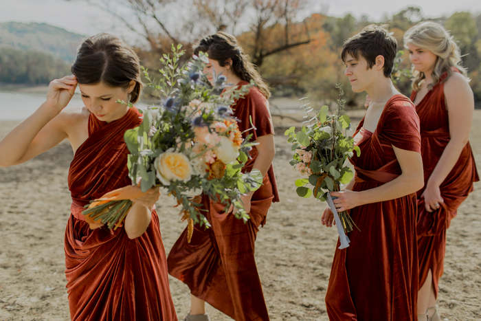 Springy Fall Appalachian Wedding
