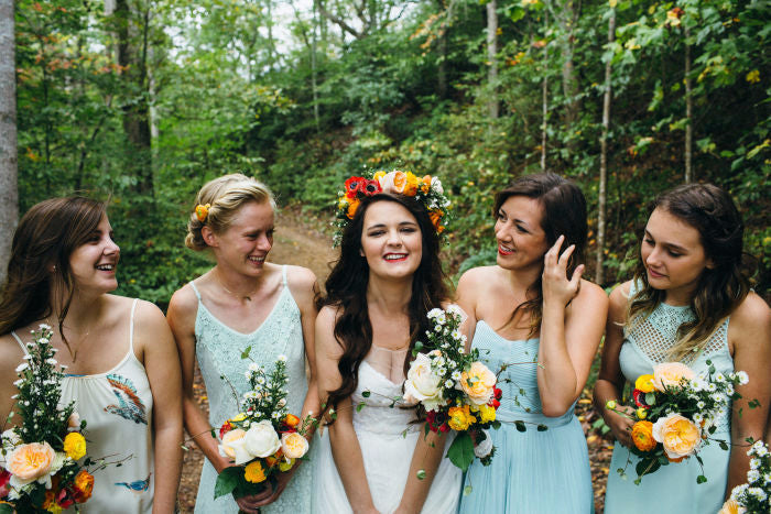 Multicolored Boho Wedding