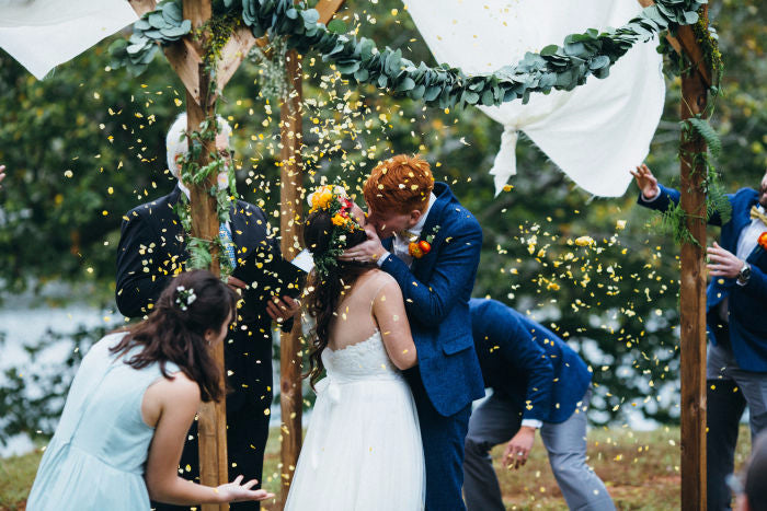 Multicolored Boho Wedding