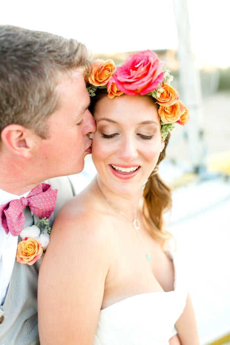 Dreamy and Bold Beach Wedding