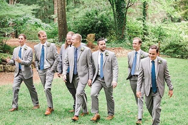 Chic Green and White Wedding Flowers