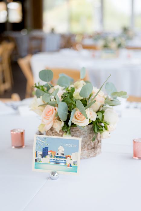 Classic Creamy and Blush Mountain Wedding