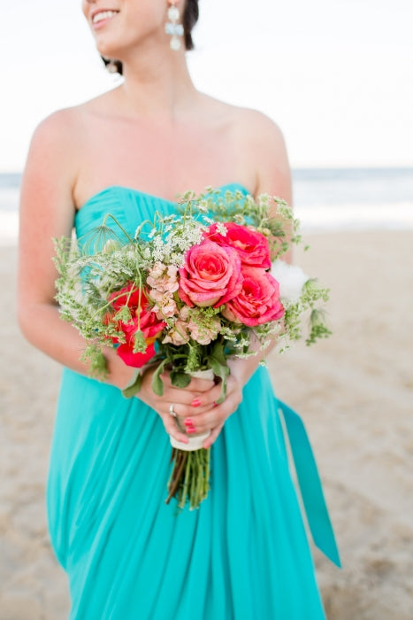 Dreamy and Bold Beach Wedding