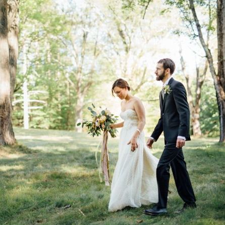 Blush and Apricot Rustic Autumn Wedding