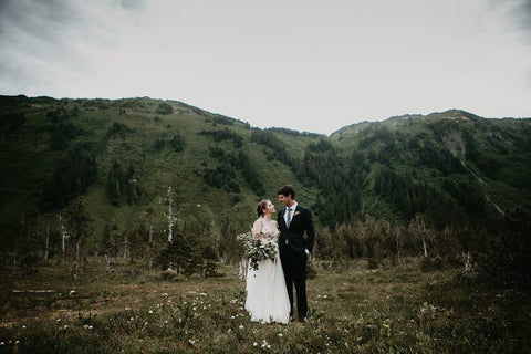 Bohemian Alaskan Wedding in the Mountains