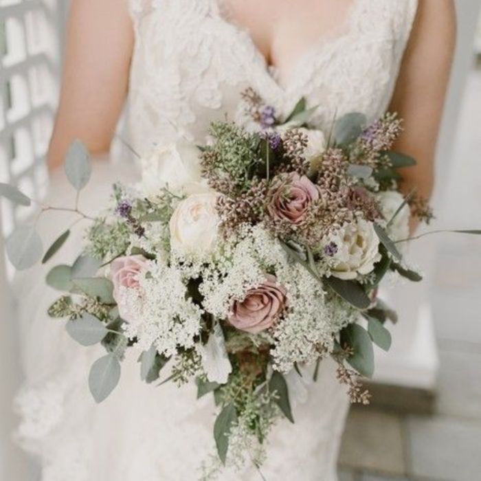 Mauve and Lace Vintage Wedding