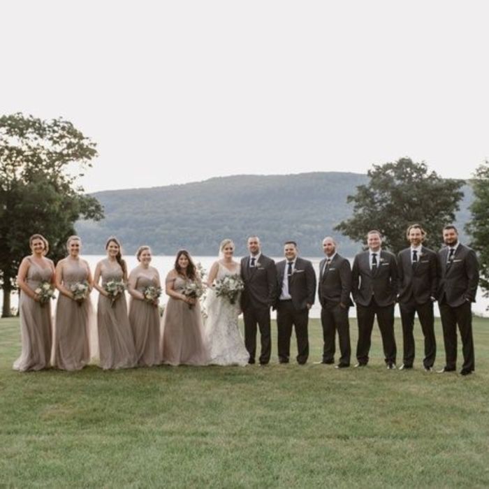 Mauve and Lace Vintage Wedding