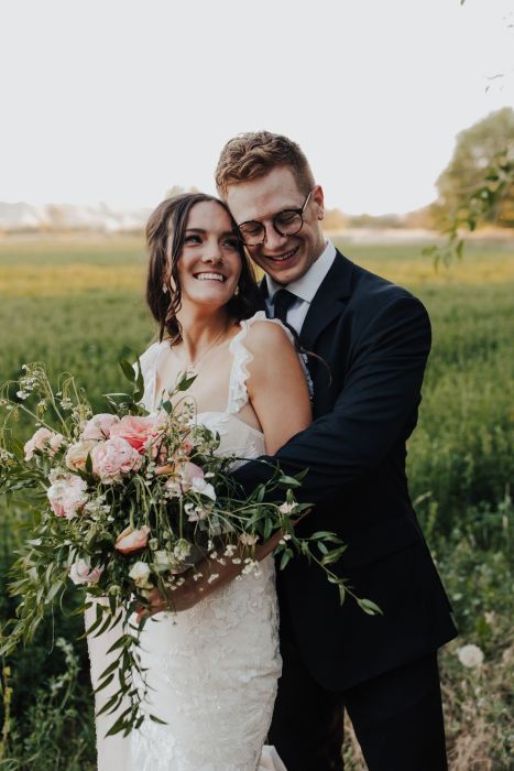 Fairytale Peach and Blush Garden Wedding