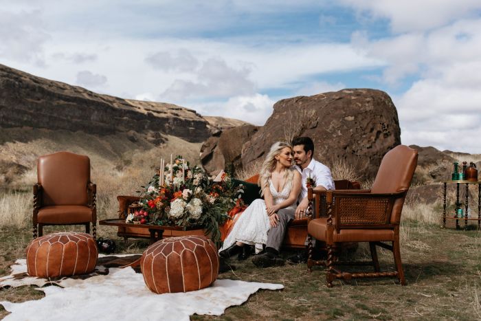 Fall Desert Elopement Styled Shoot