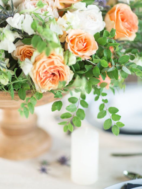 Graceful Coral Garden Wedding