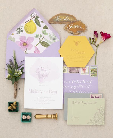 Lavender and Honey Cottage Wedding